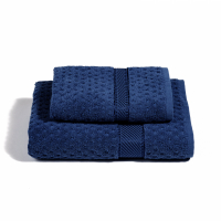 Caleffi Set of Mermaid Midnight Blue Towels  - 2 Stücke