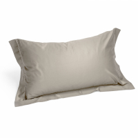 Caleffi Set of Satin Plain Sand Pillowcases  - 2 Stücke