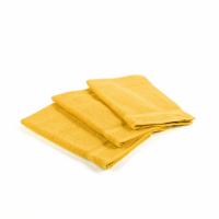 Caleffi Set of Oceano Yellow Sun Guests Towels  - 3 Stücke