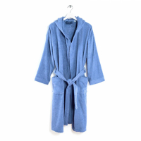 Caleffi Minorca Lavender Hooded Bathrobe