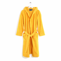 Caleffi Minorca Sun Yellow Hooded Bathrobe