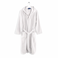 Caleffi Rainbow White Hooded Bathrobe