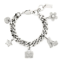 Marc Jacobs Women's 'The Pavé Mini Icon Charm' Bracelet