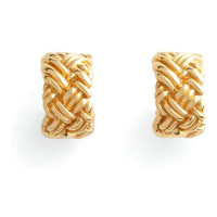 Bottega Veneta Boucles d'oreilles 'Intreccio Large' pour Femmes