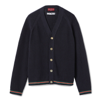 Gucci Cardigan 'Ajour With Web' pour Hommes