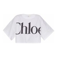 Chloé Women's 'Logo' Crop Top