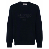 Valentino Pull 'Embroidered-Logo' pour Hommes