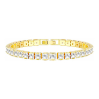 Liv Oliver Bracelet 'Emerald-Cut Tennis' pour Femmes