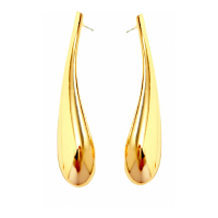 Liv Oliver Women's 'Long Tear Drop Modern' Earrings