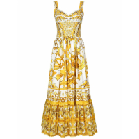 Dolce&Gabbana Women's 'Majolica' Maxi Dress