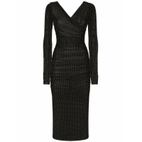 Dolce&Gabbana Robe Midi 'Polka-Dot Tulle' pour Femmes