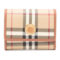 Burberry Portefeuille 'Small Check-Pattern' pour Femmes