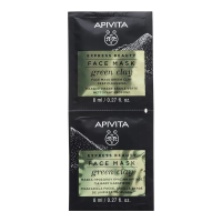 Apivita 'Express Beauty Deep Cleansing' Face Mask - Green Clay 8 ml, 2 Pieces