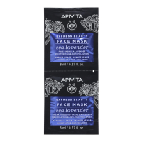 Apivita 'Express Beauty Moisturizing & Anti-Pollution' Face Mask - Sea Lavender 8 ml, 2 Pieces