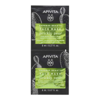 Apivita 'Express Beauty Moisturizing & Soothing' Face Mask - Prickly Pear 8 ml, 2 Pieces