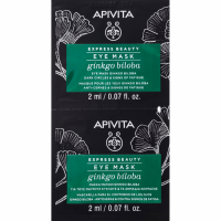 Apivita Masque pour les yeux 'Express Beauty Line Smoothing' - Gingko Biloba 8 ml, 2 Pièces