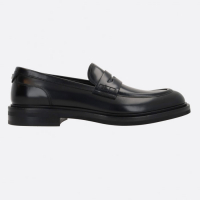 Dolce & Gabbana Men's 'Logo Plaque Round Toe' Loafers