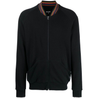 Paul Smith Men's 'Striped-Collar Logo-Patch' Jacket