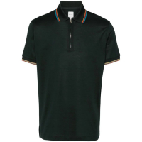 Paul Smith Men's 'Stripe-Trim' Polo Shirt