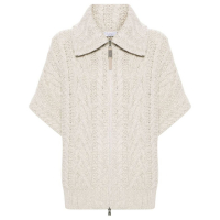 Brunello Cucinelli Cardigan 'Monili-Detail' pour Femmes