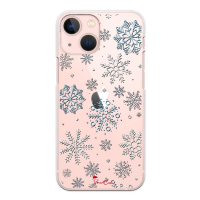 Smartcase Étui pour téléphone 'Soft Snowflakes' pour iPhone 13