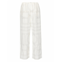 Toteme Pantalon pyjama 'Embroidered-Monogram' pour Femmes