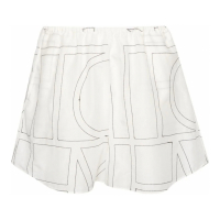 Toteme Shorts pyjamas 'Monogram-Embroidered' pour Femmes