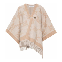 Max Mara Women's 'Monogram-Pattern' Poncho