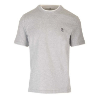 Brunello Cucinelli T-shirt 'Embroidered Solomeo' pour Hommes