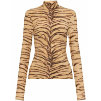 Stella McCartney Top à manches longues 'Animal-Print' pour Femmes