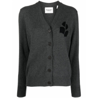 Isabel Marant Etoile Cardigan 'Intarsia-Knit Logo' pour Femmes