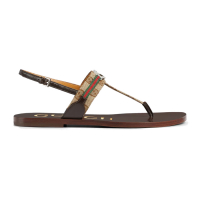 Gucci Women's 'Interlocking G Web' Thong Sandals