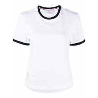 Thom Browne Women's 'Asymmetric Hem' T-Shirt