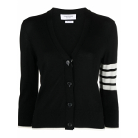 Thom Browne Cardigan '4-Bar' pour Femmes