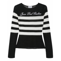 Jean Paul Gaultier Pull 'Logo-Embroidered Striped' pour Femmes