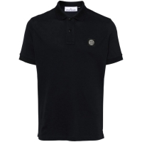 Stone Island Men's 'Compass-Badge Piqué' Polo Shirt