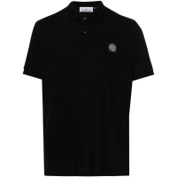 Stone Island Men's 'Compass-Badge Piqué' Polo Shirt