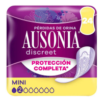 Ausonia 'Discreet' Incontinence Pads - Mini 24 Pieces