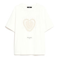 Weekend Max Mara T-shirt 'Barbano With Embroidered Lettering Detail' pour Femmes