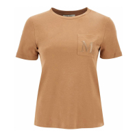 S Max Mara Women's 'Madera Embroidered Pocket' T-Shirt