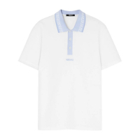 Versace Men's 'Greca-Collar' Polo Shirt