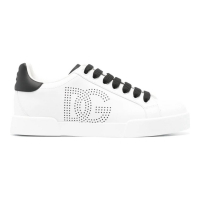 Dolce & Gabbana Women's 'Portofino Perforated-Logo' Sneakers