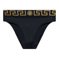 Versace Women's 'Logo-Waistband' Bikini Bottom