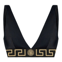 Versace 'Logo-Underband' Bikini Top für Damen