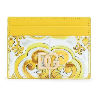 Dolce&Gabbana Women's 'Majolica-Print' Card Holder