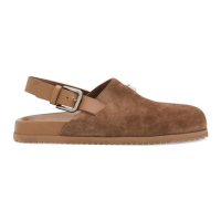 Dolce & Gabbana Men's 'Logo-Plaque' Mules