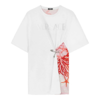 Versace Women's 'Barocco Sea Safety-Pin' T-Shirt