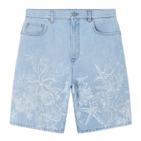 Versace Men's 'Barocco Sea' Denim Shorts