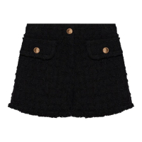 Versace 'Button-Embellished Tweed' Shorts für Damen