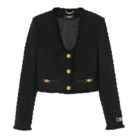 Versace 'Heritage Tweed' Crop Jacke für Damen